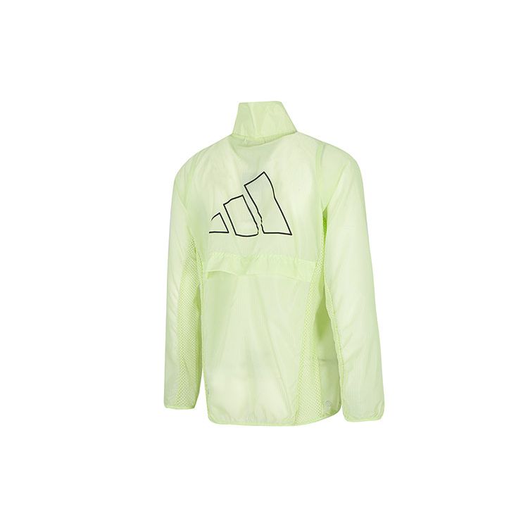 Adidas Ri 3B Windbreak Logo Print Casual Sports Jacket Women Jacket Green HC7974