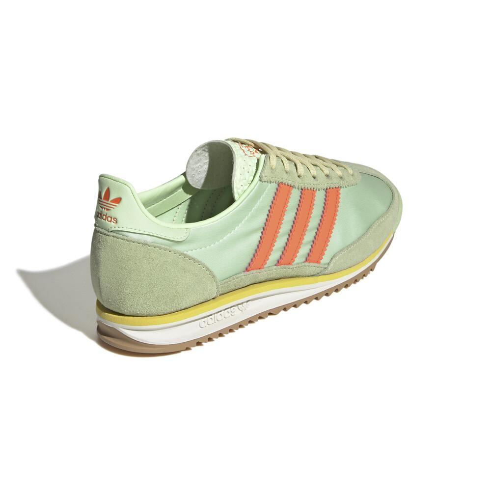 JI0197 Adidas Originals SL72 OG Semi Green Spark Solar Orange (Women's)
