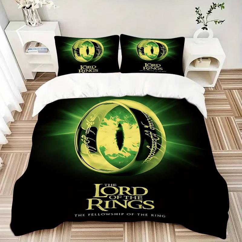 3pcs The Lord of the Rings Duvet Cover Set (1 Duvet Cover + 2 Pillowcases, No Core) - Comfortable, And Breathable Bedroom Decoration Yy251104089