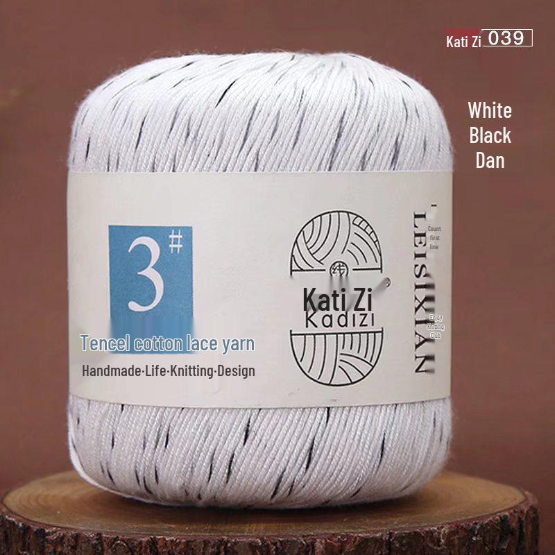 Mercerized Cotton Lace Yarn No. 3: DIY Hand-Knitted Crochet for Children - Spring/Summer Sweater & Coat - Free Shipping