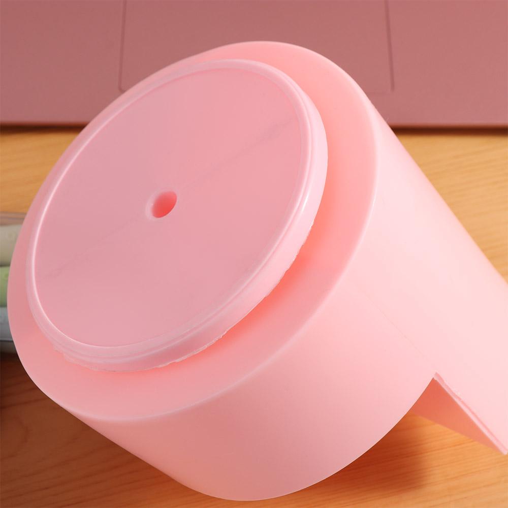 Storage Box 360° Rotating Pen Holder 3-Grid Pen Pencil Organizer Makeup Brush Holder  School Office