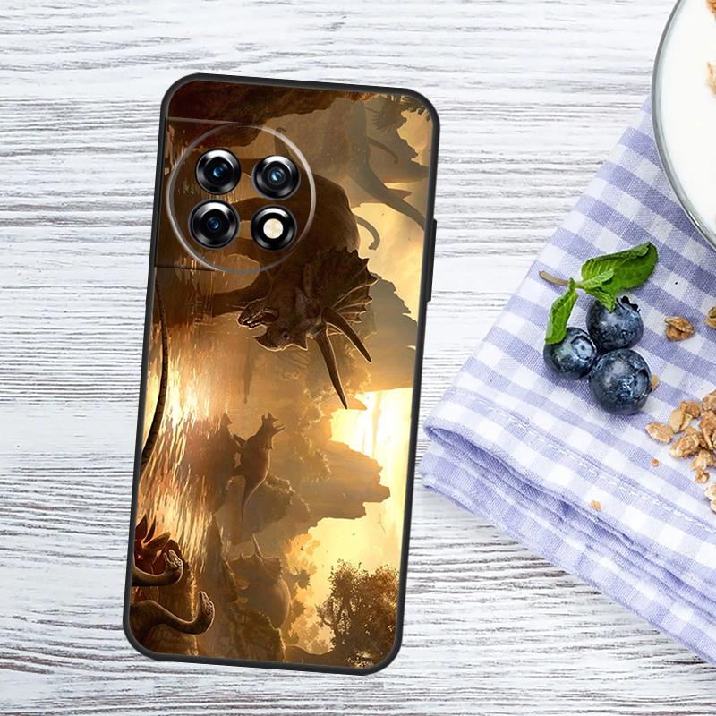 Dinosaur Case For OnePlus Nord 5 CE 2 3 4 Lite N20 N30 OnePlus 15 R 13T 13R 12R 10T 10R 11 12 13 Cover