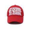 ODDBALLS CLUB Not Normal Wave Ball Cap Red