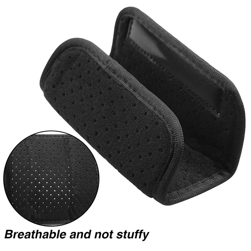 1Pair Shoulder Strap Pad Universal Shoulder Relief Pad Black Decompression Air Cushions For Laptop Bag Shoulder Backpack
