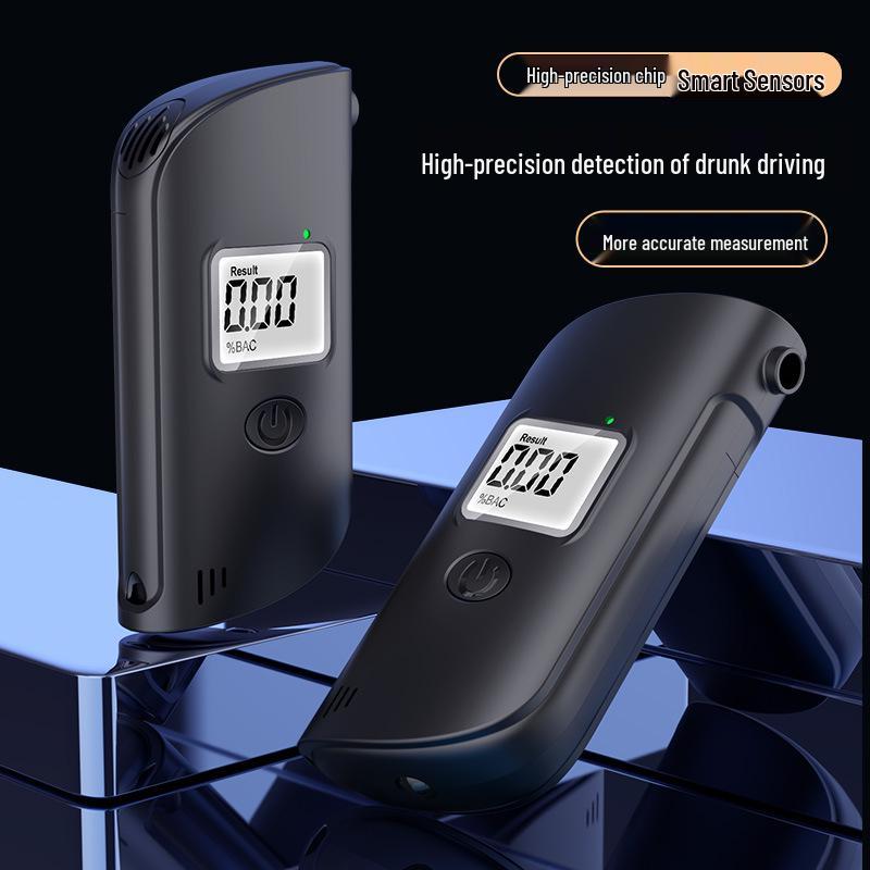 Compact Personal Breathalyzer - Portable Alcohol Tester for Home Use