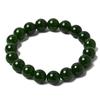 Myanmar Green Burmese Power Stone Genuine Jade Natural Myanmar Dark Green Improves Health Feng Good Money Love Health Wisdom and Imagination Diameter