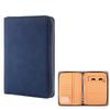 A5 Business Portfolio Notizbuch Loseblatt Ringordner Reißverschluss Tablethülle PU-Abdeckung für Meeting Reise Organizer Spiralgebunden Geschenk