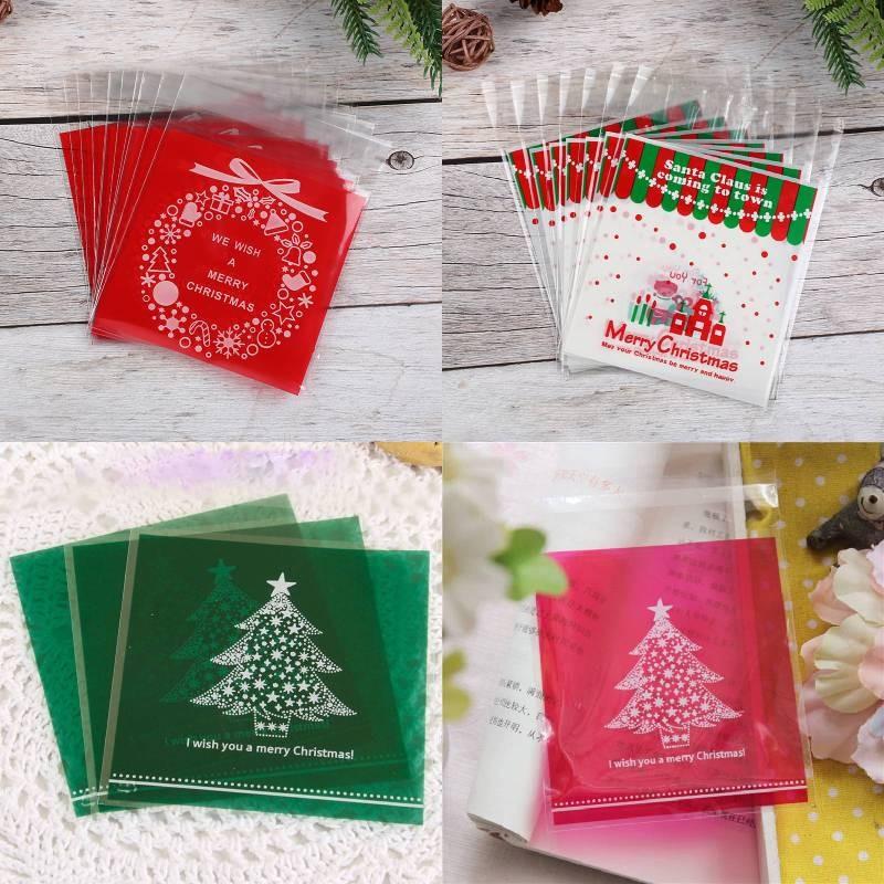 Christmas Sealing Self Food Bag Oxidation Resistant Design Sweets Candies Hard