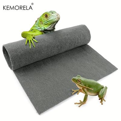 Reptilien Teppich Weiche Matte Einlage für Aquarium Eidechse Schildkröte Schlange Bartagame - Wasserabsorbierend Feuchtigkeitsspendend Tierpflege
