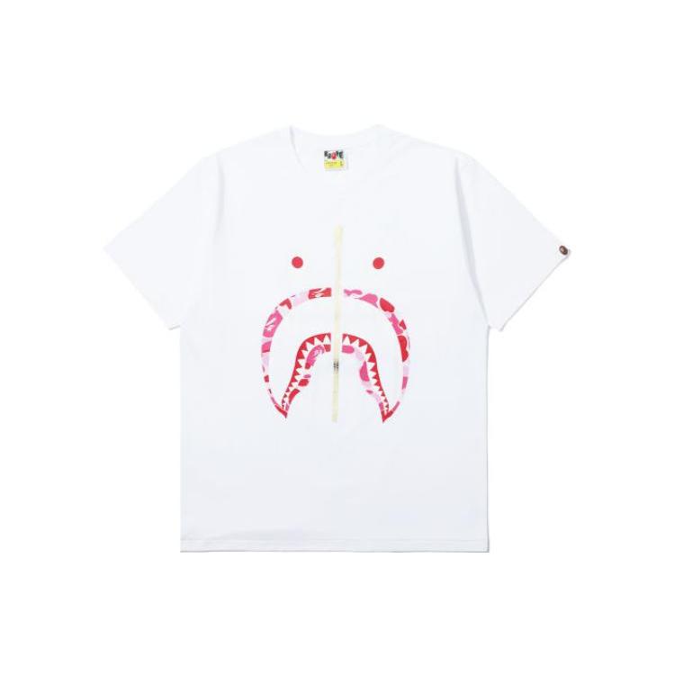 Bape Abc Gold Zip Shark Tee OZXTEM110009C