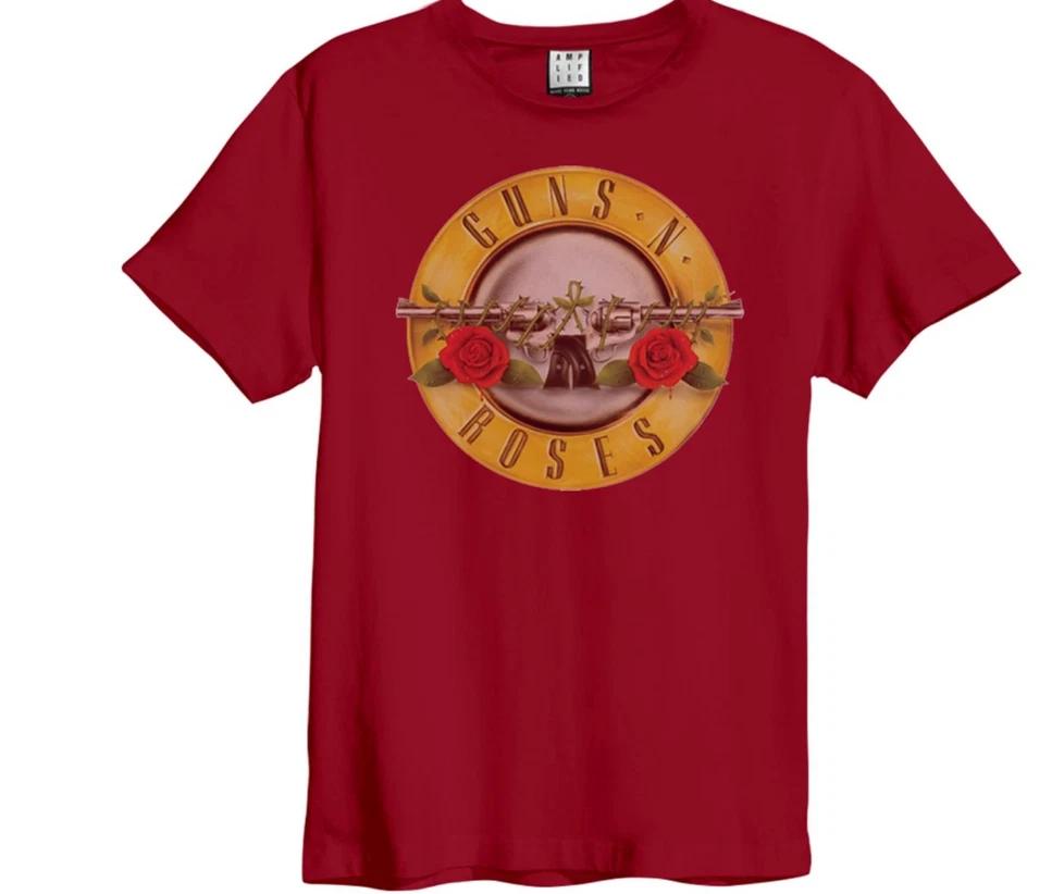 Amplified Unisex Tee Guns N Roses Drum Red New XL