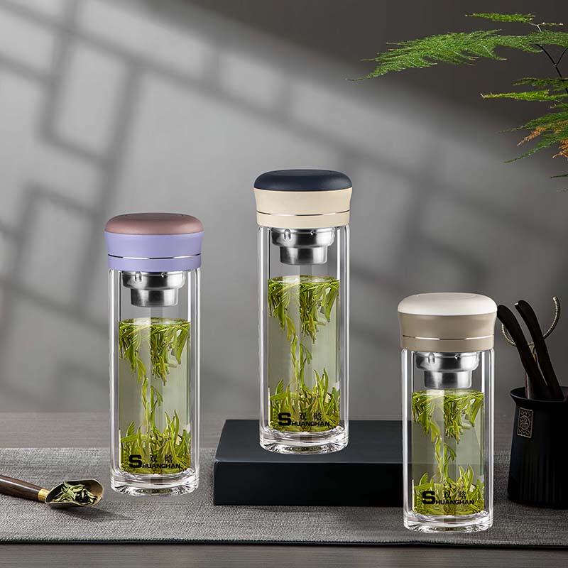 Shuanghan Double-Layer Glass Mug