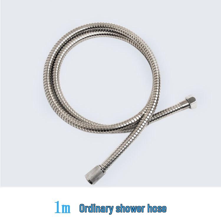 Explosion-Proof Stainless Steel Shower Hose, Electroplated Metal, Available in 1.5M or 2/3M Lengths