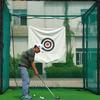 Voodans Golfziel, Leinwand, 1,46m x 1,46m (Weiß)