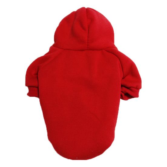 Dog Hoodie Pet Clothes Soft Fabric Easy On/Off Hooded Puppy Small Medium Dogs Cats Sweatshirt Pet Cold Weather Attire