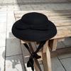 French Retro Lace-Up Black Bow Wool Woolen Small Pot Hat Women'S Autumn And Winter Japanese Felt Top Hat Photo Felt Hat