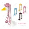 Goose Wig Costume: Cute & Funny Braided Pet Hat for Parties