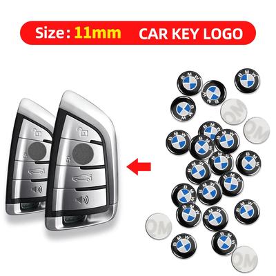 11mm 14mm Aluminium Auto-Fernschlüssel Emblem Aufkleber Für BMW G30 G20 G32 G11 G12 F40 F30 F20 F10 E46 E90 E92 E60 E39 E36 E87 E53