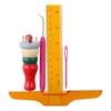 Handiwork Wooden French Knitter Tool Red Knitting Yarn Crochet Homemade Rope Tie Weaving Tools