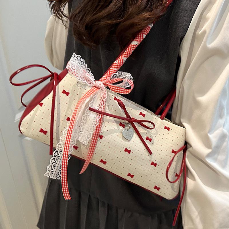Borsa da donna di grande capacità, borsa monospalla alla moda e elegante borsetta quadrata