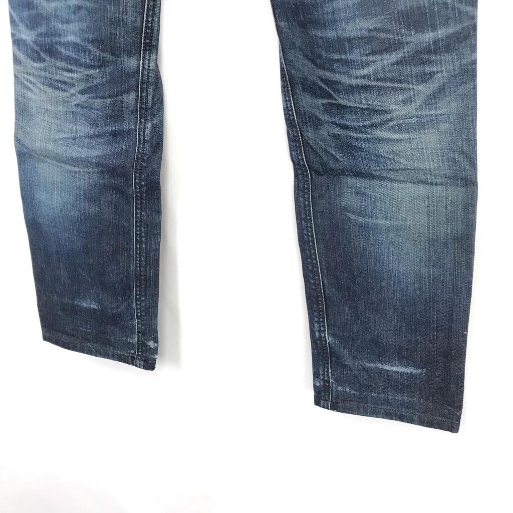 Vyrobeno v Japonsku Lee Riders GOLD LABEL Džíny W29 Pánské S-M Vnitřní délka nohavice 79cm Modré(POUŽITÝ)