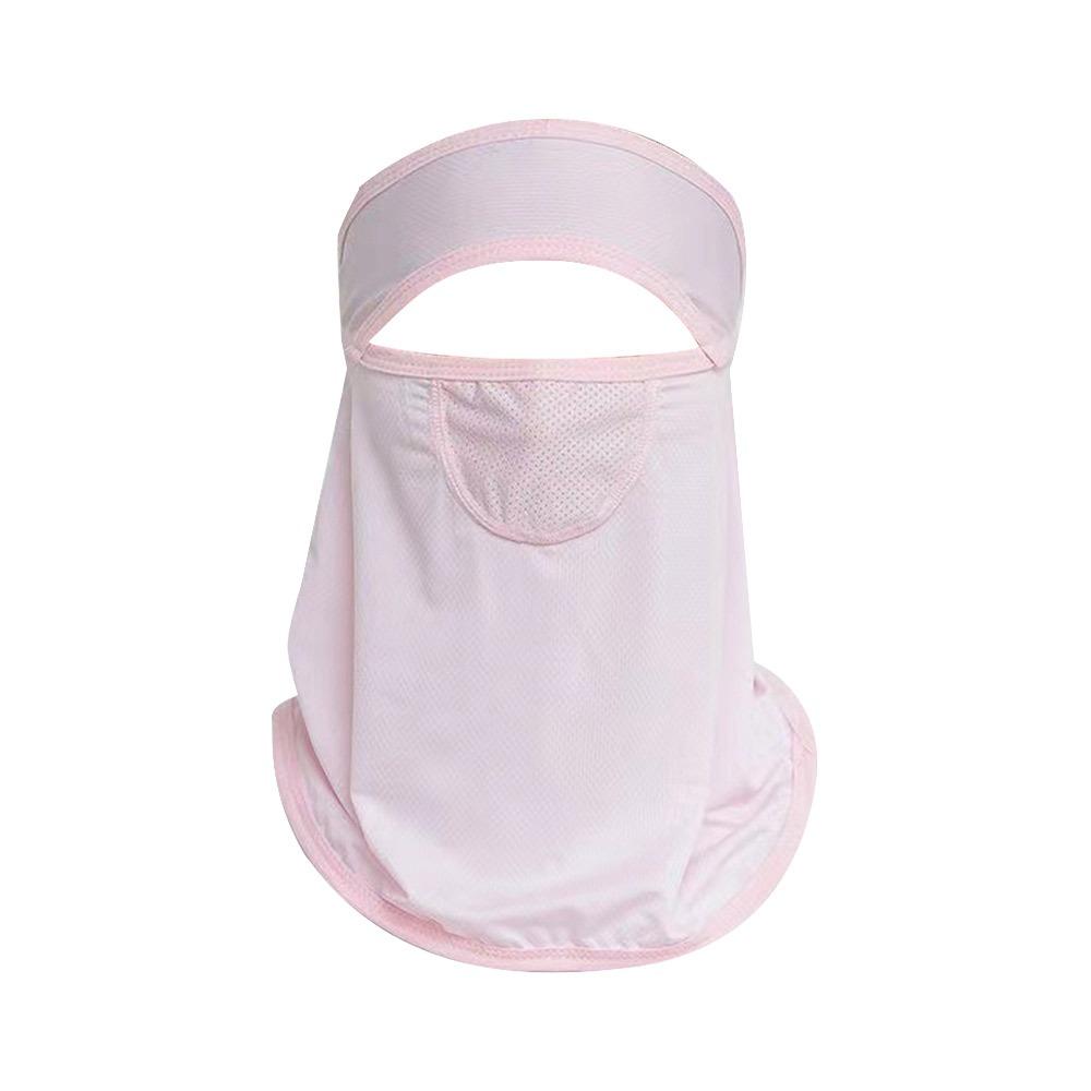 

Uv Sun Protection Cycling Face Mask Ice Silk Outdoor Running Cycling Sports Mask Face Cover Summer світло-рожевий колір