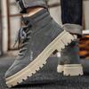 Men's boots autumn and winter high-top casual boots thick-sole anti-slip fashion youth comfort outdoor boots British work boots