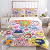 Cartoon Characters Bedding 3 Piece Set HD Print Duvet Cover Pillowcases for Teens Adult Bedroom Decoration Christmas Gift