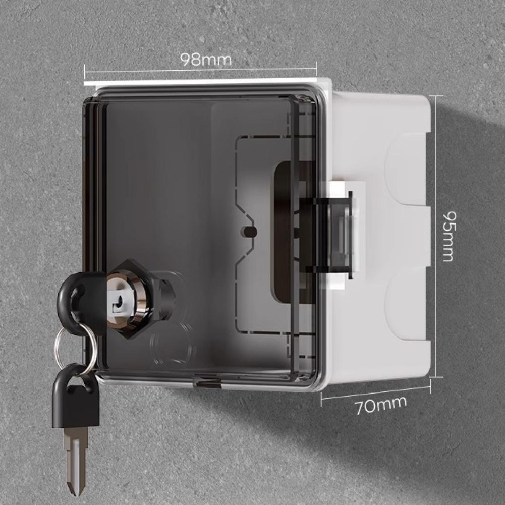 Elektrisches Fahrzeug Ladebuchsen Schlosskasten Outdoor Wasserdicht mit 86er Typ Steckdose für Zuverlässige und Sichere Verbindung