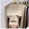 Módní pletený dámský svetr s polovičním rolákem a dlouhým rukávem, nový na začátek podzimu, slim fit pulovr, ležérní, jednoduchý, elegantní, tenký, spodní díl