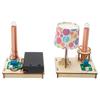 Toys Wooden Model Kit Physical Wireless Power Transmission DIY Science Experiment Toys For Primary and Secondary Kids G131