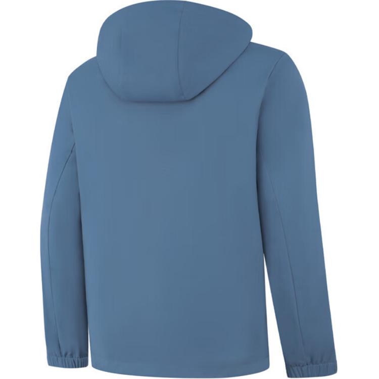 Li Ning Loose Versatile Hooded Long Sleeve Jacket Men Jackets Rain-Mist-Blue AFDUA05-11