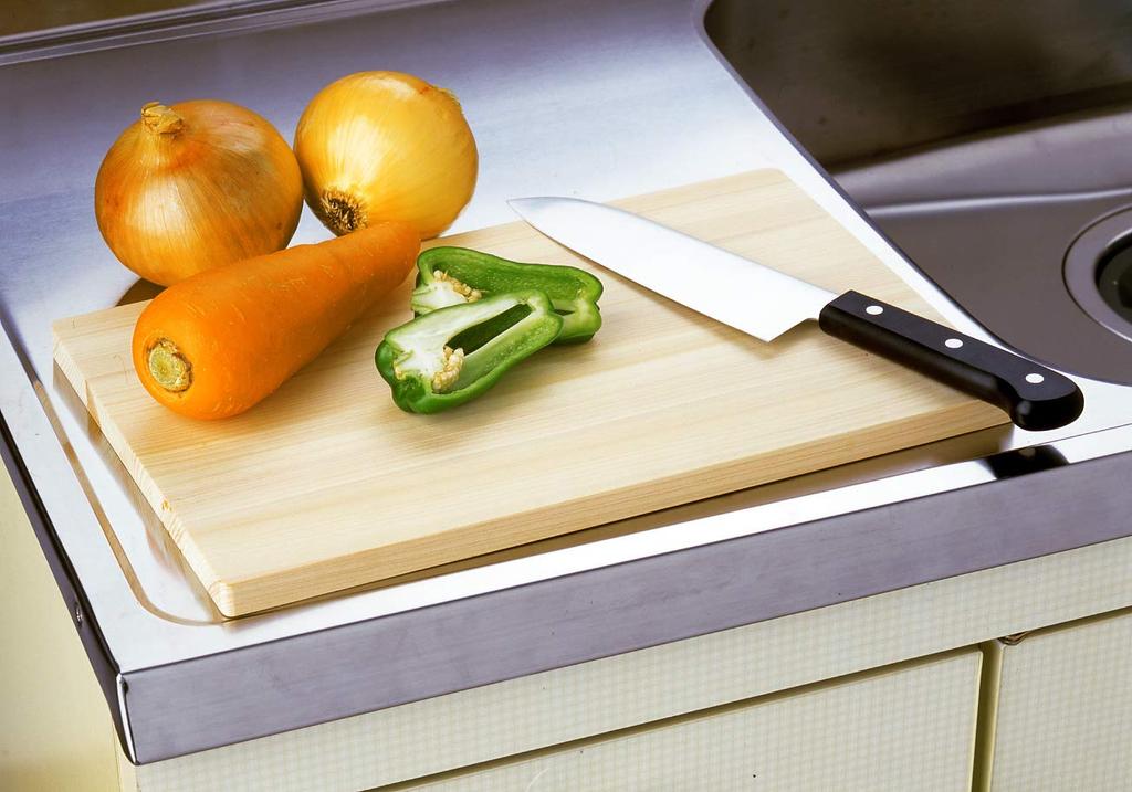 Sakai Sangyo Hinoki Lightweight Cutting Board (33.5 x 21 cm) - Dining Table, Cooking, Food Preparation, Lightweight, Double-Sided, Hygienic, Easy to U