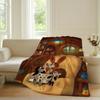 Cartoon Cute The Little Mole Blanket For Sofa Office Bed Plane Travel Sleep Read Relax Camping Soft And Warm