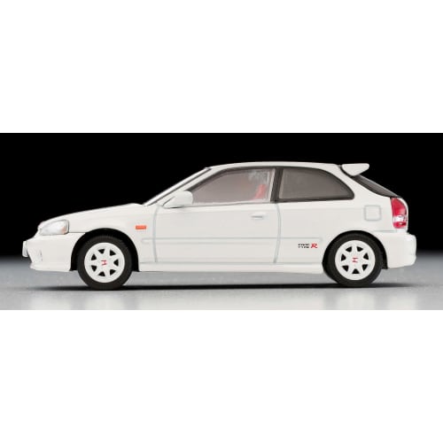 Tomytec Tomica Limited Vintage Neo 1/64 Scale LV-N165c Honda Civic Type R 1999 White (Manufacturer's First Order Limited Edition) Finished Product
