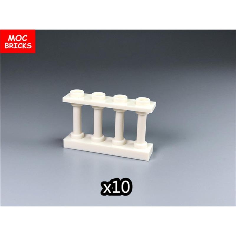 MOC Bricks Fence Railing Window Stairs Ladder Gate DIY Garden House Architecture Accessories Building Blocks Children's Toys