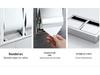 Stainless Steel Concealed Wall-Mounted Double Roll Tissue Holder