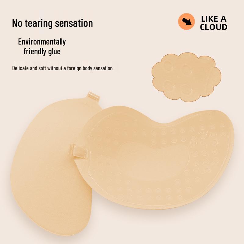 Summer Seamless Invisible Mango Nipple Covers: Lift & Gather for Women’s Halter Wedding Dresses