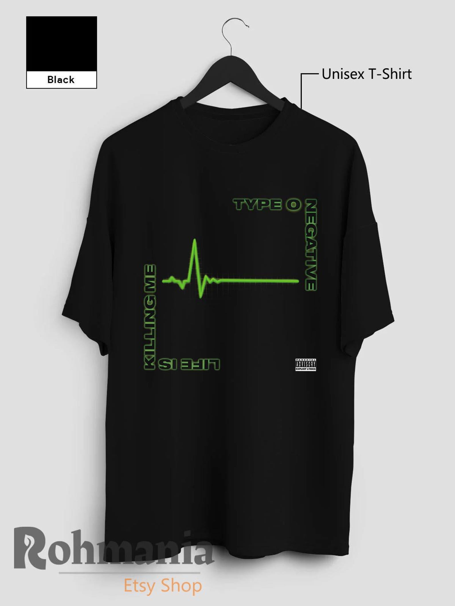 Type O Negative T-Shirt: Retro Metal Band Music Merch Shirt 2XL