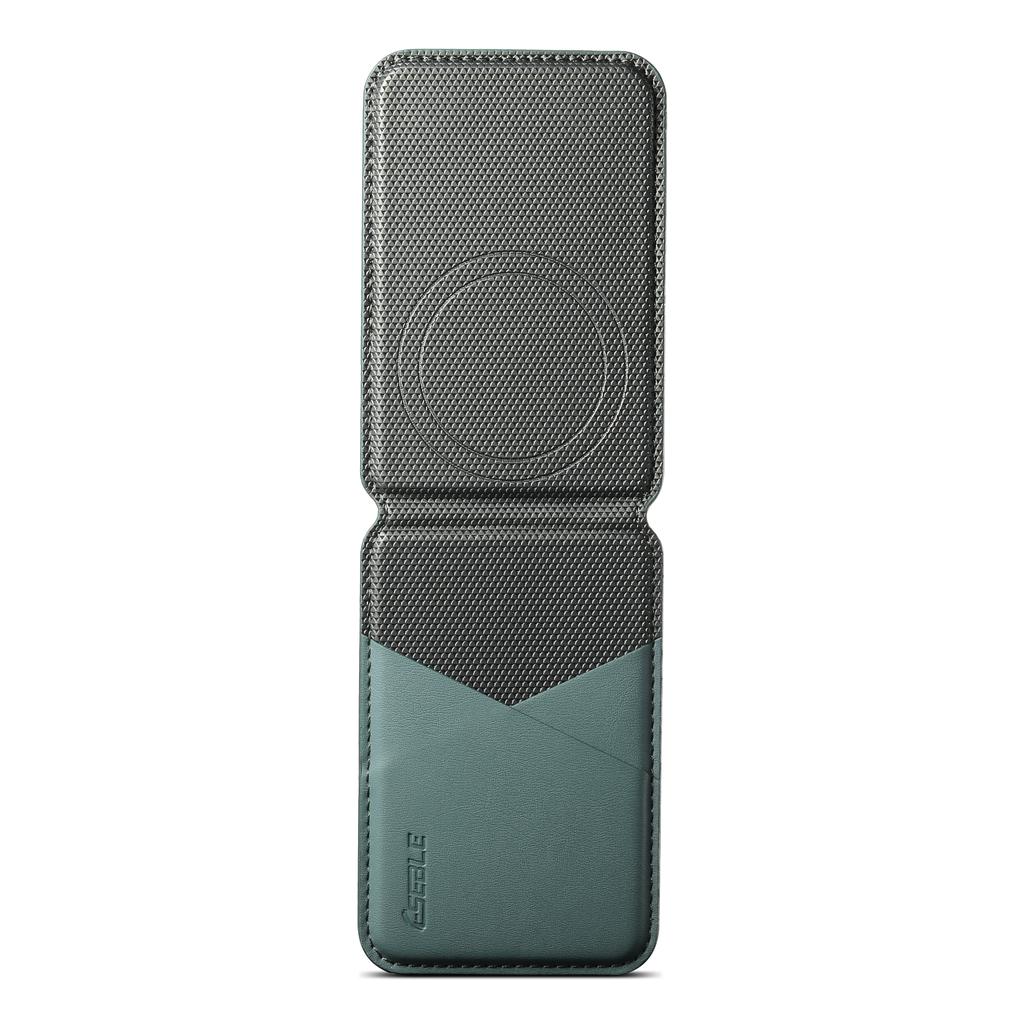 Luxe Zakelijk Lederen Portemonnee Kaarthouder Tas Voor iPhone & Samsung Galaxy MagSafe Accessoires Met Slank Geometrisch Ontwerp Cadeau
