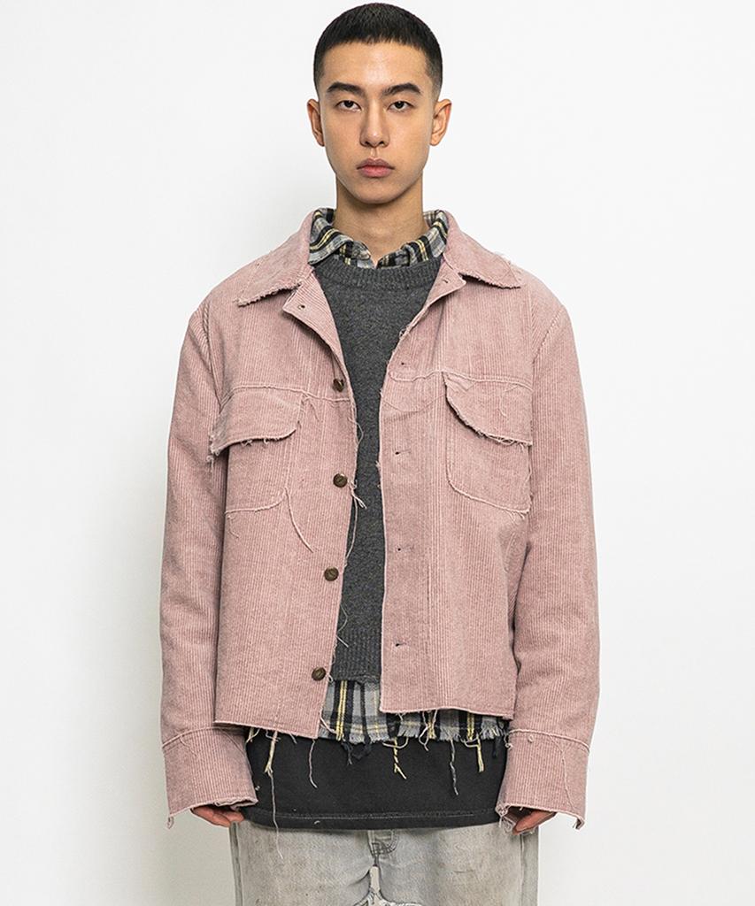 Sunday Fruit Market Farm Corduroy Jacket Charcoal