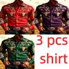 Unisex Shirts Bull Head Star Print Shirt Tops Casual Party Tops Street Retro Men's Women's Long Sleeved Shirt Unisex Clothing Top