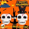 Pop-up Squeeze Squishy Toy Halloween Theme Pumpkin Ghost Skull Bat Design Sensory Fidget Toy Stress Relief Trick Or Treat Party