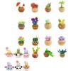 Animal Plant Wool Felting Set Craft With Natural Materials For Home Decoration Gift