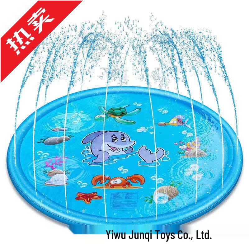 Dolphin 100CM Water Play Mat: Summer Outdoor Sprinkler Pad