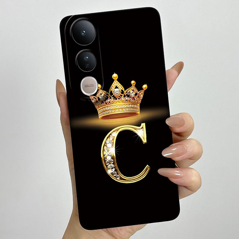 For Vivo V50 Lite 5G Case Luxury Letters Couple Silicone Soft Phone Cases For Vivo V50 V50Lite 5G Camera Protection Back Cover