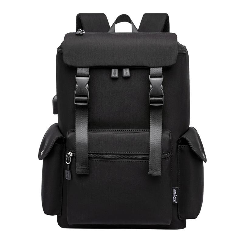 Schoolbag Outdoor Travel Backpack Waterproof Large Capacity Casual Backpack Men's Bag Computer File School Bag Backpack
