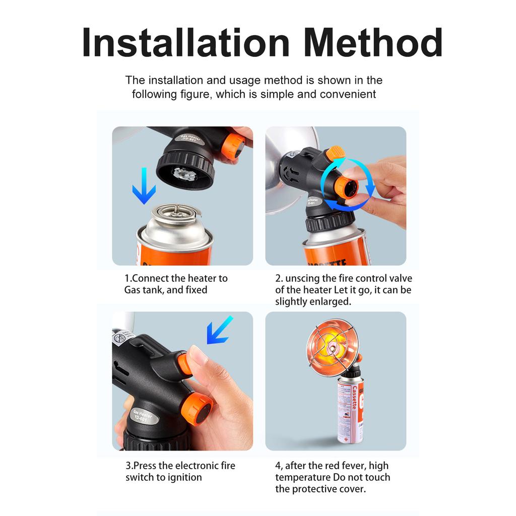 Chauffage d'extérieur, Chauffage à gaz radiant sans fil monté sur le dessus, Convient pour les patios, le camping, la pêche et les garages.