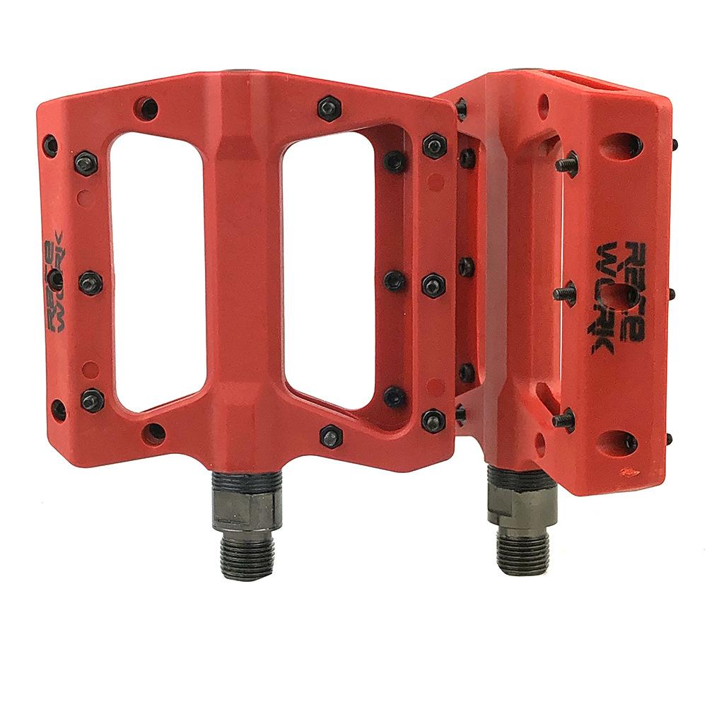 RACEWORK Road Bike Pedals Ultralight Nylon Fiber Pedal Seal Bearing Anti-Slip MTB Road Bike Bicycle Parts