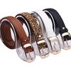 Fashion Women Faux Leather Alloy Pin Buckle Waist Strap Belt Slim Waistband